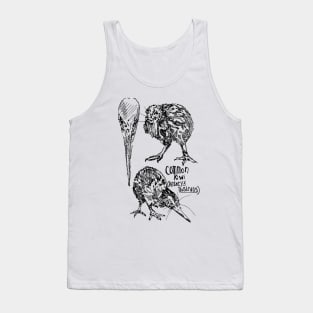 Kiwi Bird Anatomy Tank Top